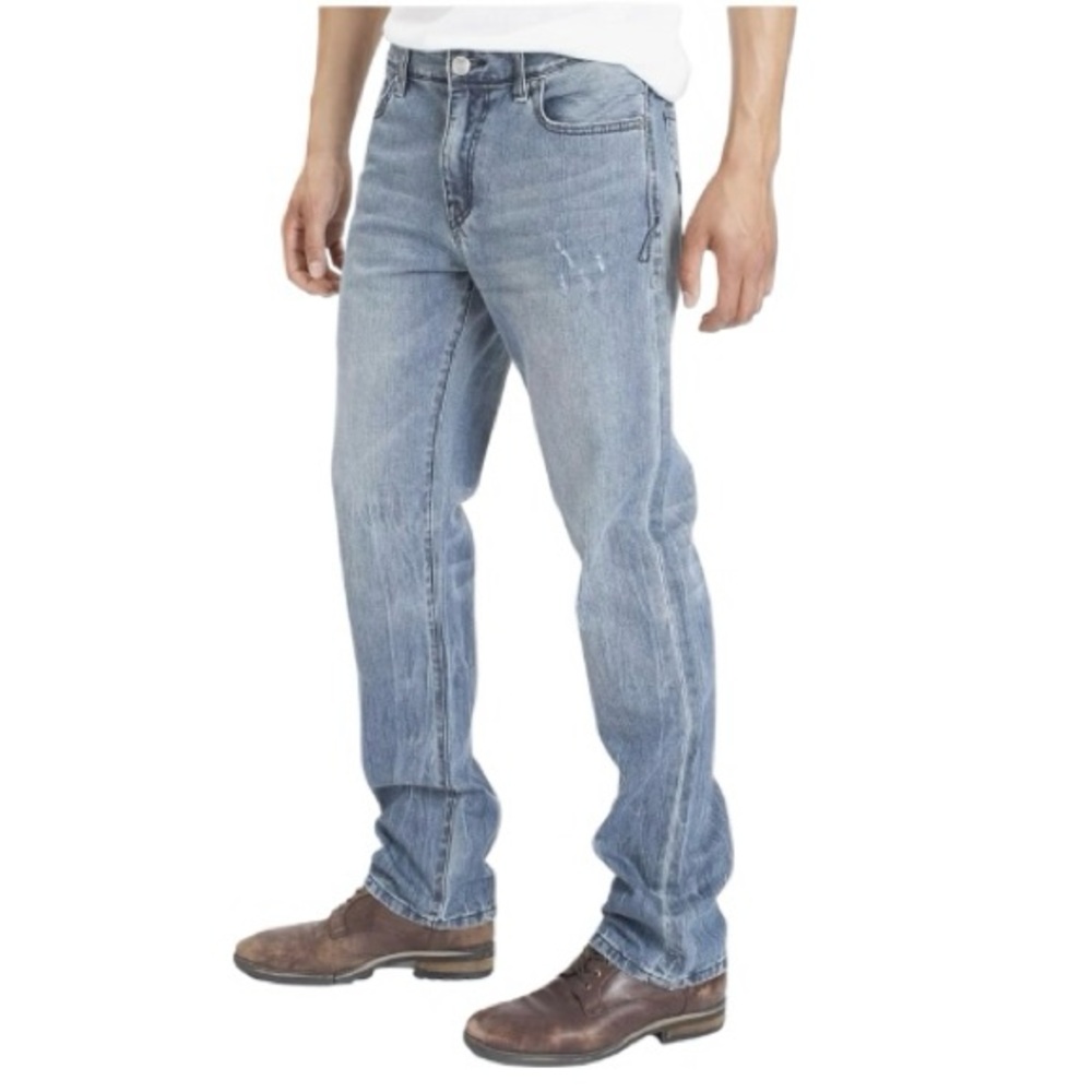 UNIONBAY Men's Foster 5 Pocket Straight Denim Jeans Size 30”x30.5”